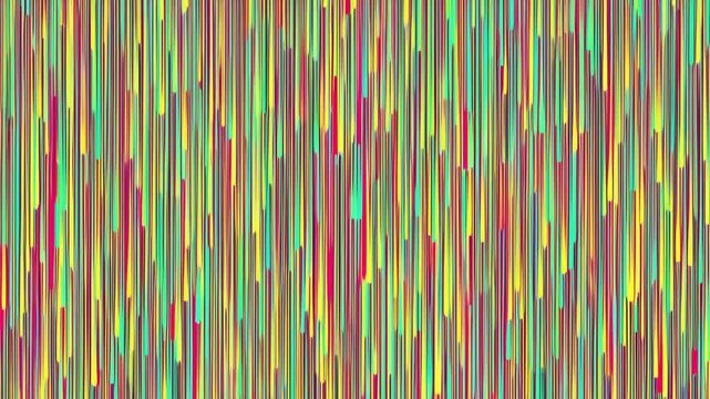vibrant rainbow-colored lines in a digital abstract background with a neutral perspective for in design and art projects, featuring a repeating pattern and clean visual space.