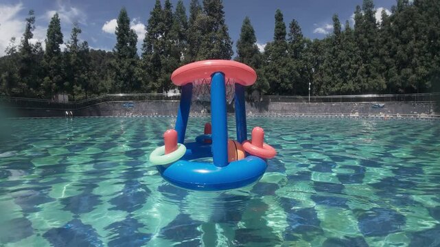 Summer Inflatable Water Shooting Basketball Toy