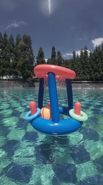 Summer Inflatable Water Shooting Basketball Toy