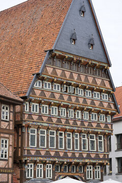 Fachwerkh&auml;user in Hildesheim am Marktplatz