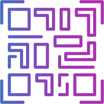 Qr code Icon - Vector Graphic Design