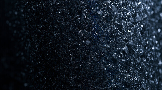 Dark Metallic Foil Texture Background with Sparkling Highlights