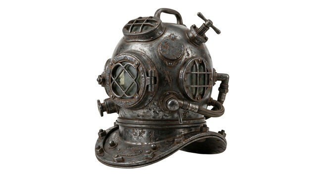 Vintage Antique Deep Sea Diving Helmet