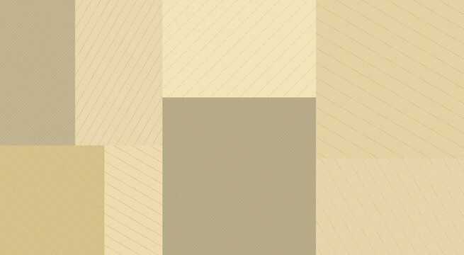 Geometric seamless pattern of beige and brown squares with diagonal stripes.