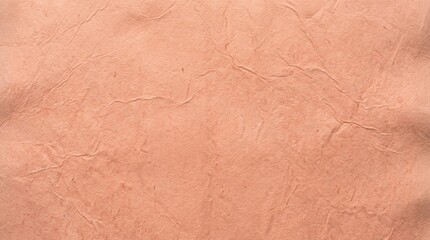 Fototapeta premium A high resolution close up view of a soft light peach colored paper texture background design