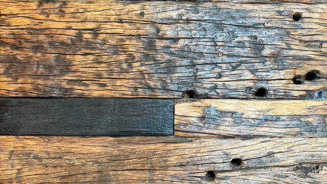 full frame photo of abstrack old wood background