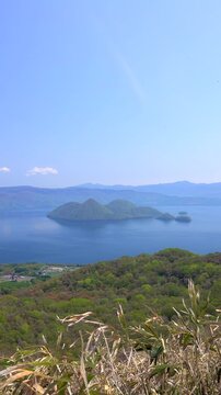 洞爺湖と中島