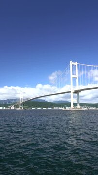 室蘭港と白鳥大橋
