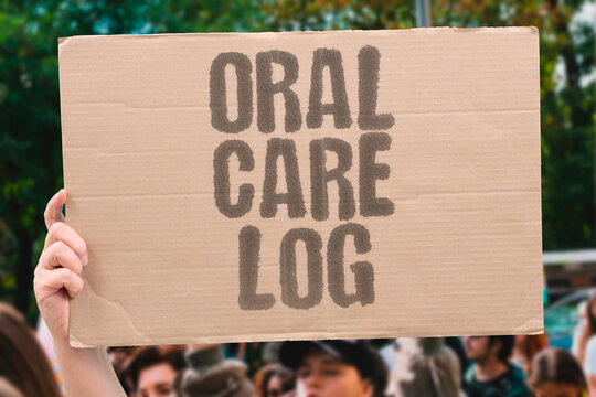 "Oral Care Log" Track mouth health and manage mucositis. MOUTH. HEALTH. SORES. HYGIENE. PAIN.