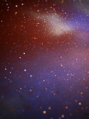 Cosmic galaxy background with colorful starry nebula and bokeh lights  © Hari