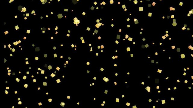 Abstract Floating Cube Background with Glowing 3D Geometric Blocks | Modern 4K Motion Graphics Loop