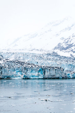 The Lamplugh Glacier in Glacier Bay National Park, Alaska