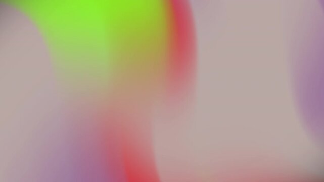 Smooth transition of vibrant pastel color gradients in fluid motion