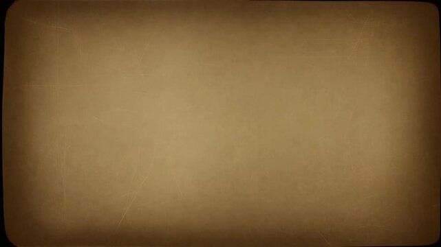 Vintage sepia film grain texture overlay with soft vignette loop