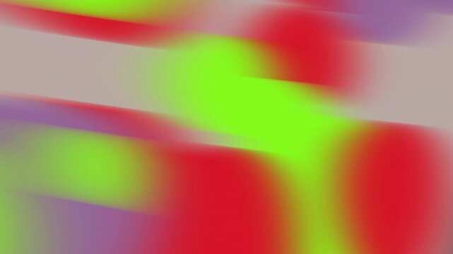 Vibrant neon light streaks moving with fast motion blur