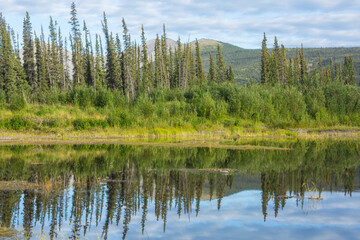 Obraz premium Lake in tundra