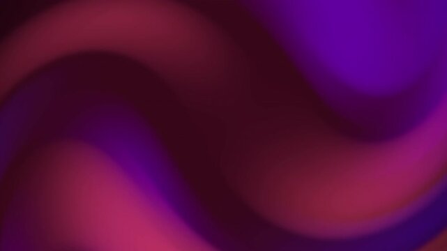 Smooth flowing purple and magenta abstract liquid gradient waves