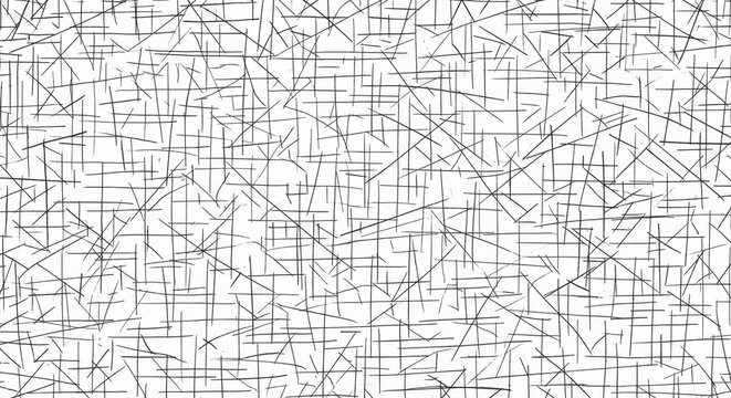 Abstract background with chaotic hand drawn black lines