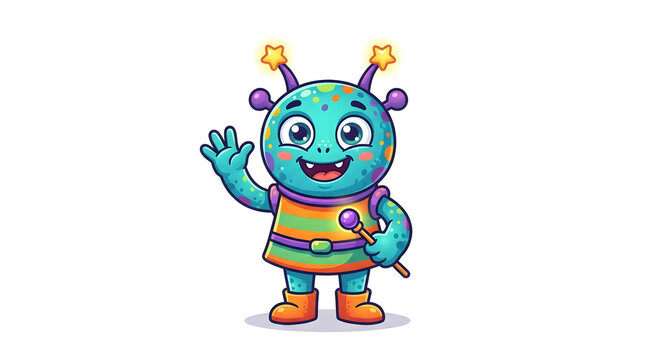 funny cartoon alien