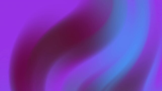 Abstract flowing purple and blue gradient waves in rhythmic motion