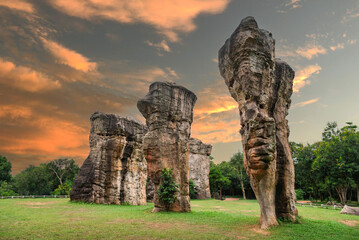 Mor Hin Khao, the stone henge of Thailand at Chaiyaphum province © nopporn