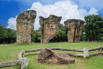 Mor Hin Khao, the stone henge of Thailand at Chaiyaphum province © nopporn