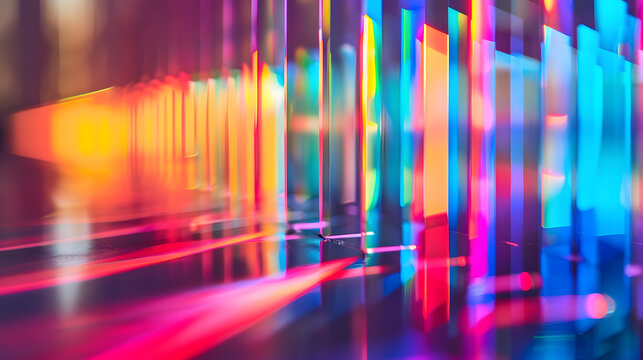 Wavelength Division Multiplexing Optical Prism Spectrum Array