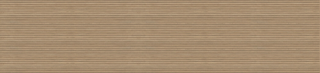 Horizontal ribbed tan wood slatted texture featuring fine parallel grooved linear lines © EdisonArt