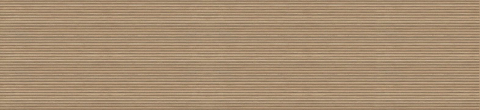 Horizontal ribbed tan wood slatted texture featuring fine parallel grooved linear lines