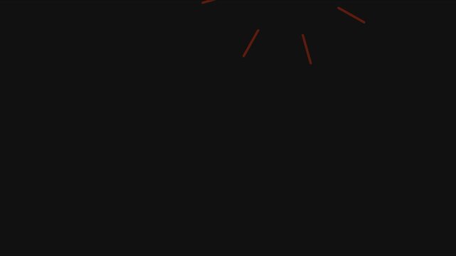 Loading spinner animation on dark 4k background, for digital interface, and web ui, progress buffering