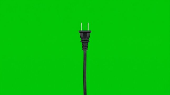 Electric fan power plug connecting to socket. Close-up of appliance cord insertion for cooling device setup.