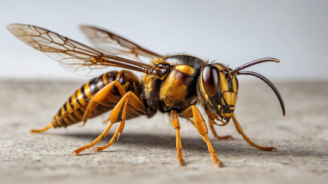 hornet on a white background