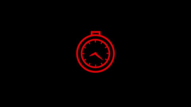 footage stop motion animation time money concept. present time value