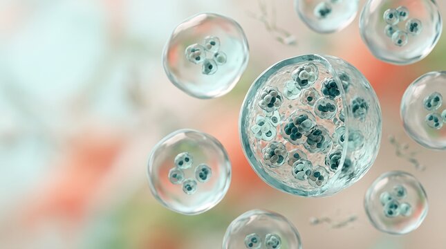 Living cells encapsulated in hydrogel microbeads