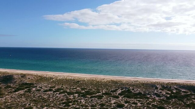Comporta Beach aerial view, Portugal