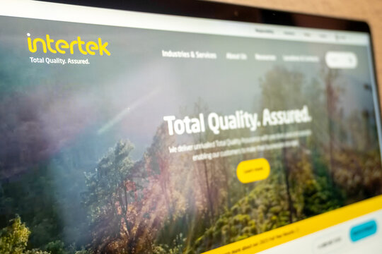 Mexico city, mexico, 03 09 2026, intertek website displaying total quality assurance services
