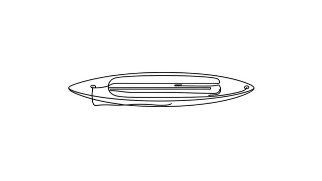 Minimalist pen line art illustration white background.