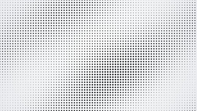 Active Dynamic Halftone Dot Waves Background. Concentric Circles Geometric Ripple Animation. Modern Pop Art Pattern Loop.
