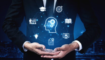 Concept of education and continuous learning. A network of e-learning resources for training,...