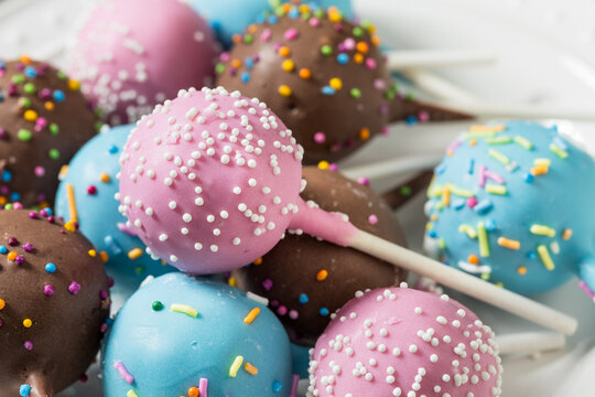 Sweet Homemade Assorted Cake Pops