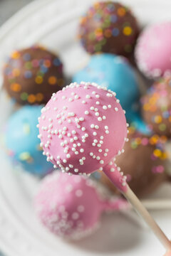 Sweet Homemade Assorted Cake Pops
