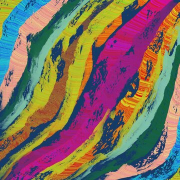 Abstract background, uneven surface, or texture featuring a smooth, layered, and graduated brushstroke effect. Simple vector strokes in a trendy style.