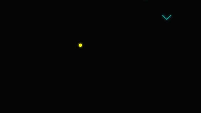 Digital camera autofocus target overlay with glowing hud interface for technology and ui projects animation 4k