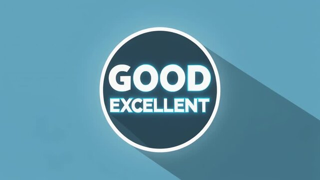 Good Excellent Rating Badge Animation