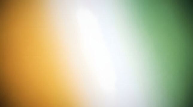Soft Blurred Orange White Green Gradient Abstract Background