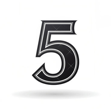 3d silver number 0