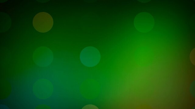 Vibrant glowing circles on a shifting gradient background, abstract motion graphics, concept for digital presentations, visual effects and web design