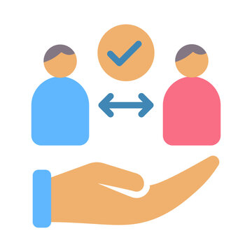 Facilitator Icon - Flat Color