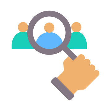 Hr Manager Icon - Flat Color