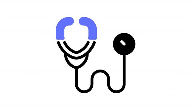 This steshocope icon is suitable for hospital